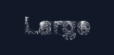 Large Font Effect